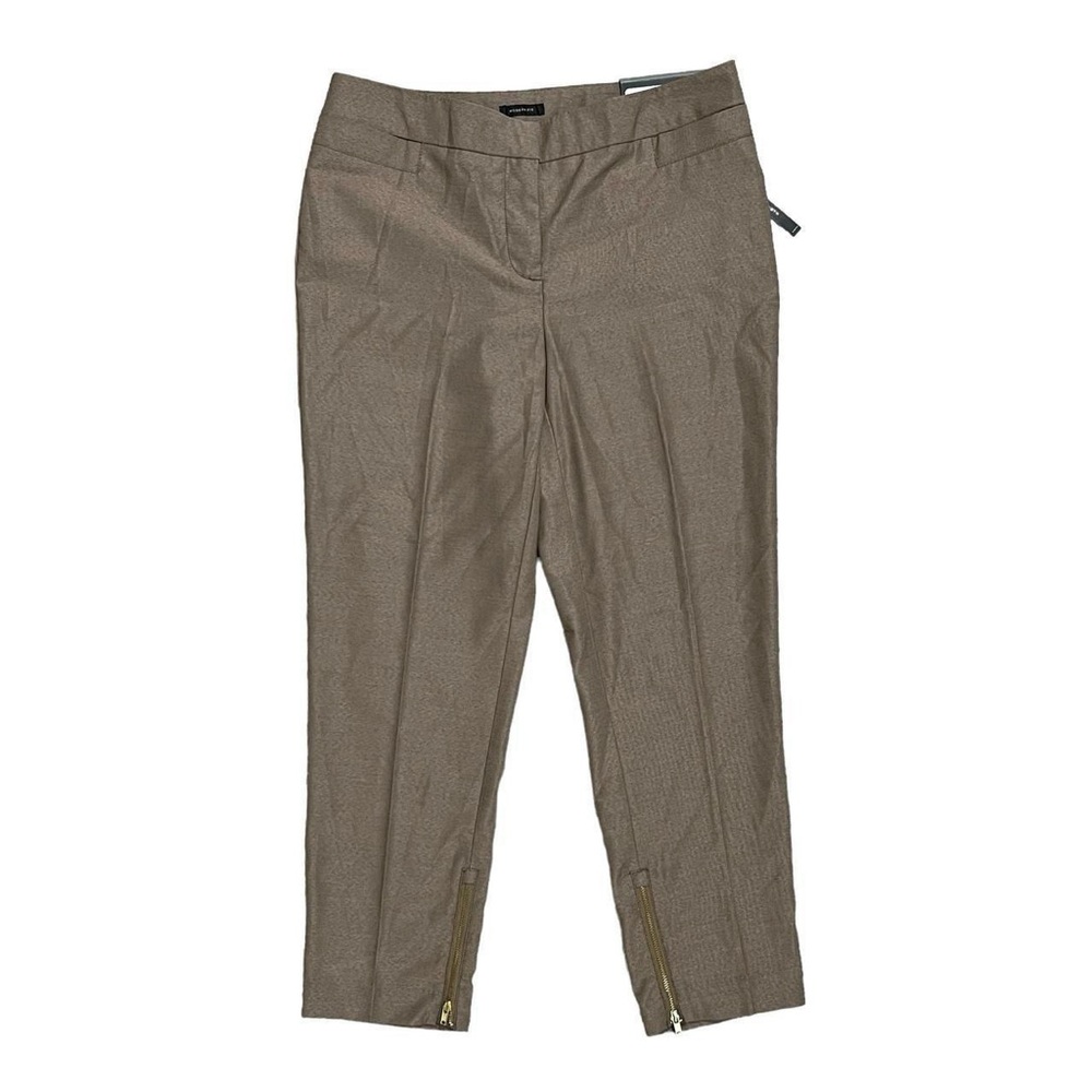 NWT Worthington Modern Fit Cropped Pants Brown Women’s Size 4